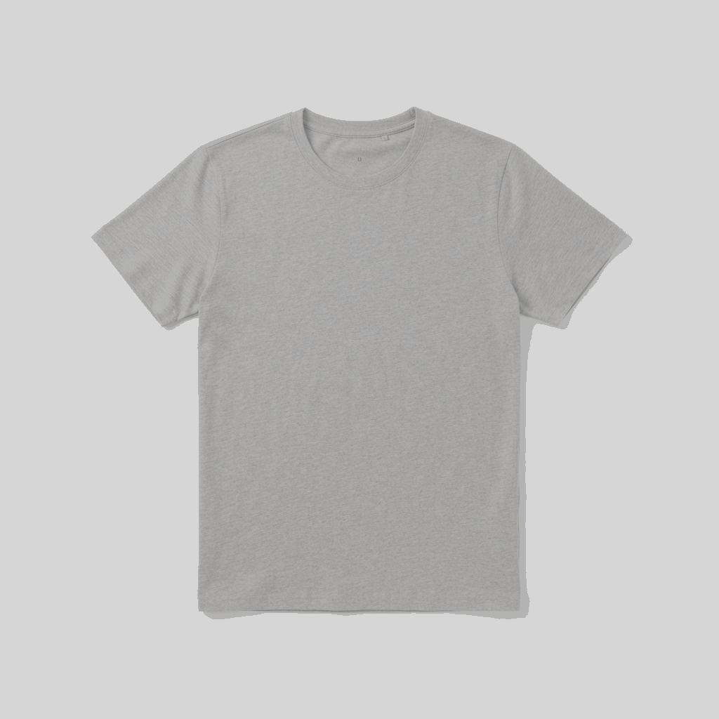 Custom tee in gray