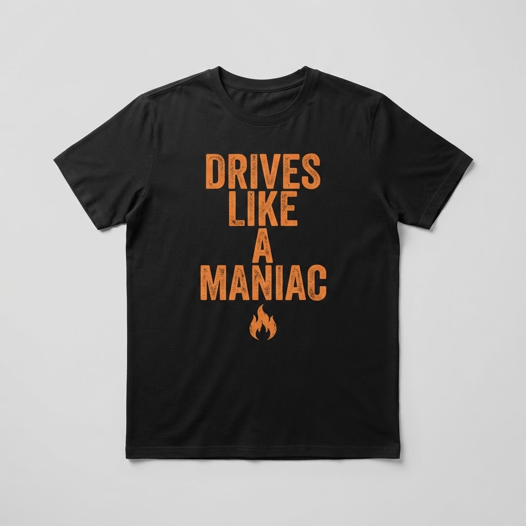 Drives Like a Maniac Tee